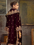 Gul Ahmed Winter Embroidered Velvet Unstitched 3Pc Suit WV-42006