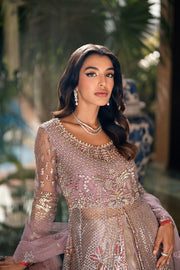 Mushq Mann Mein Tu Embroidered Net Unstitched 3Pc Suit MWD-05 WADAY