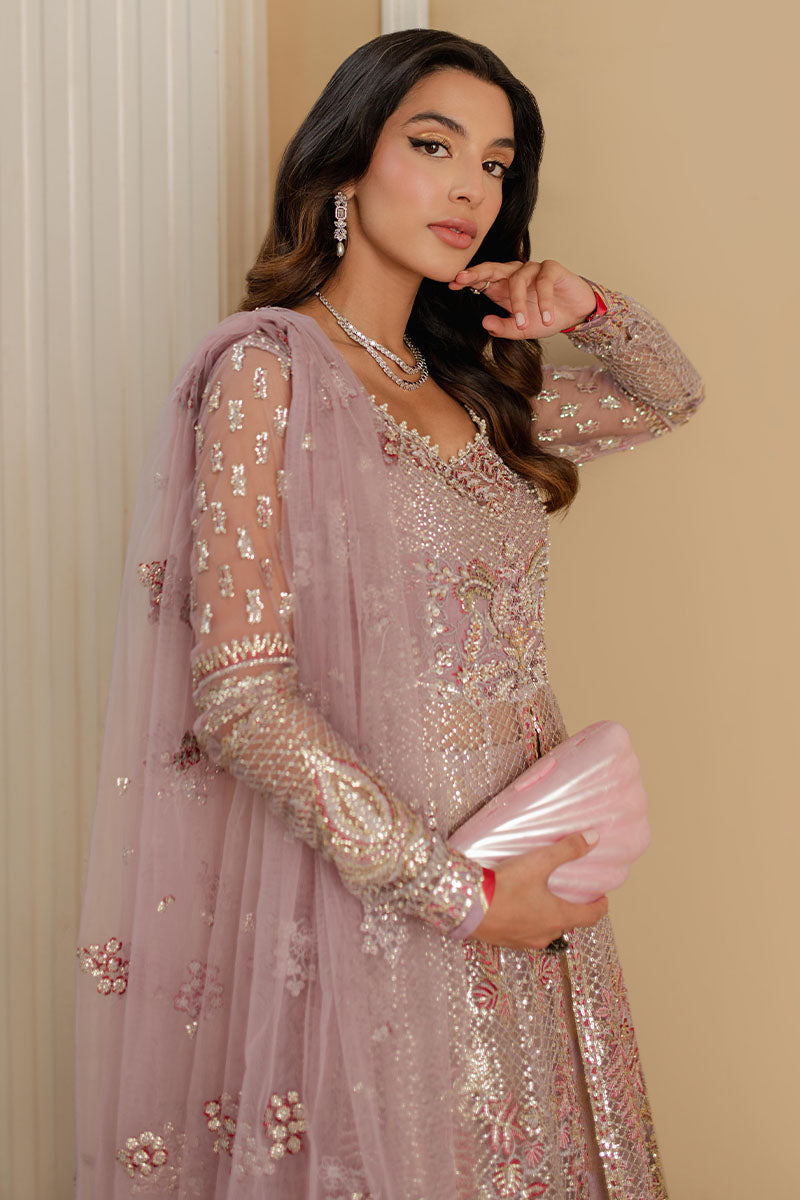 Mushq Mann Mein Tu Embroidered Net Unstitched 3Pc Suit MWD-05 WADAY