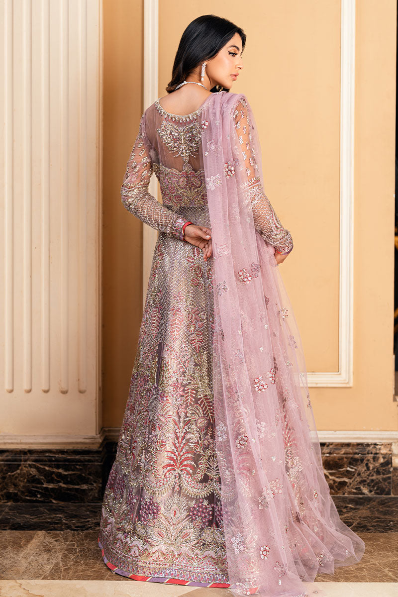 Mushq Mann Mein Tu Embroidered Net Unstitched 3Pc Suit MWD-05 WADAY