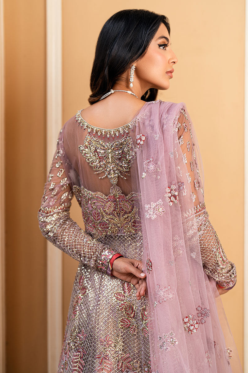 Mushq Mann Mein Tu Embroidered Net Unstitched 3Pc Suit MWD-05 WADAY