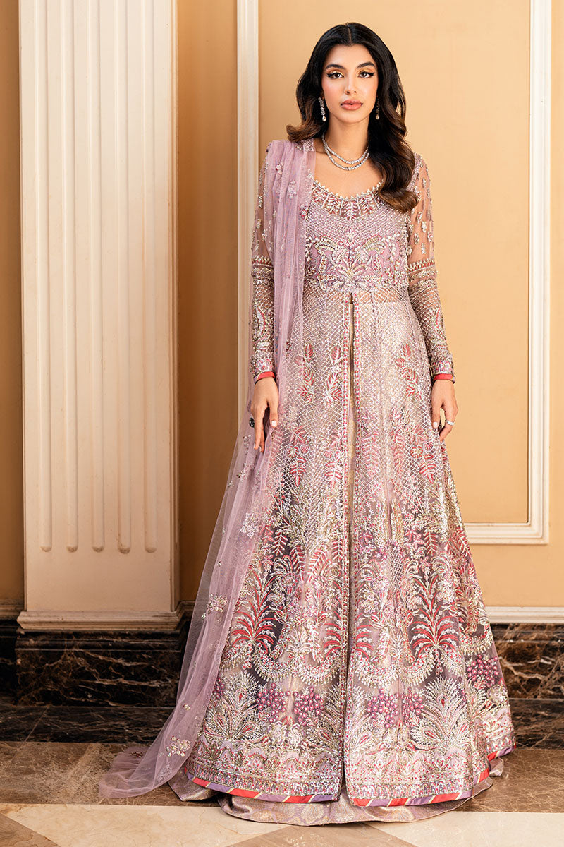 Mushq Mann Mein Tu Embroidered Net Unstitched 3Pc Suit MWD-05 WADAY