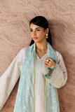 Farasha Summer Melody Embroidered Lawn Unstitched 3Pc Suit - Warm Desert