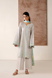 Farasha Summer Melody Embroidered Lawn Unstitched 3Pc Suit - Warm Desert