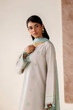 Farasha Summer Melody Embroidered Lawn Unstitched 3Pc Suit - Warm Desert