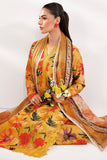 Farasha Summer Essentials Embroidered Lawn Unstitched 3Pc Suit - Warm Haze