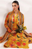 Farasha Summer Essentials Embroidered Lawn Unstitched 3Pc Suit - Warm Haze
