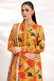 Farasha Summer Essentials Embroidered Lawn Unstitched 3Pc Suit - Warm Haze
