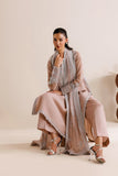 Farasha Luxury Formal Embroidered Chiffon Unstitched 3Pc Suit - Warm Lume