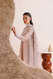 Farasha Luxury Formal Embroidered Chiffon Unstitched 3Pc Suit - Warm Lume