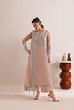 Farasha Luxury Formal Embroidered Chiffon Unstitched 3Pc Suit - Warm Lume