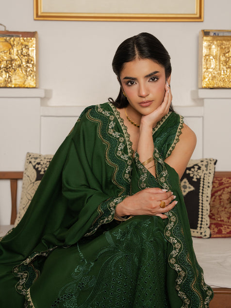 Virsa by Cinq Embroidered Karandi Unstitched 3Pc Suit - WASL