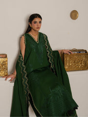 Virsa by Cinq Embroidered Karandi Unstitched 3Pc Suit - WASL