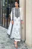 Neeshay Monochrome Embroidered Lawn Unstitched 3Pc Suit - Lueur