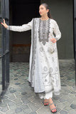 Neeshay Monochrome Embroidered Lawn Unstitched 3Pc Suit - Lueur