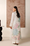 Farasha Summer Melody Embroidered Lawn Unstitched 3Pc Suit - White Grace