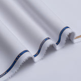 Mulberry by Dynasty Fabrics Men's Unstitched Wash & Wear Suit - White