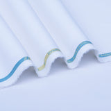 Lessona by Dynasty Fabrics Men's Unstitched Wash & Wear Suit - White