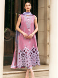 Hemline Odyssey by Mushq Embroidered Lawn Unstitched 3Pc Suit - Wildflower Dream