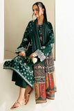 Farasha Summer Weaves Embroidered Lawn Unstitched 3Pc Suit - Willow Green
