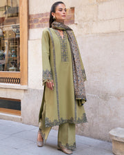 Meet Me In Istanbul by Rang Rasiya Unstitched Linen 3Pc Suit - WILLOW