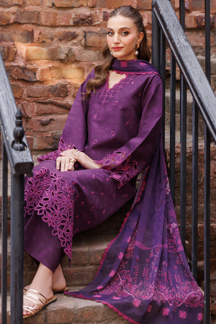 Farasha Seraya Embroidered Lawn Unstitched 3Pc Suit D-06 WINKMIST