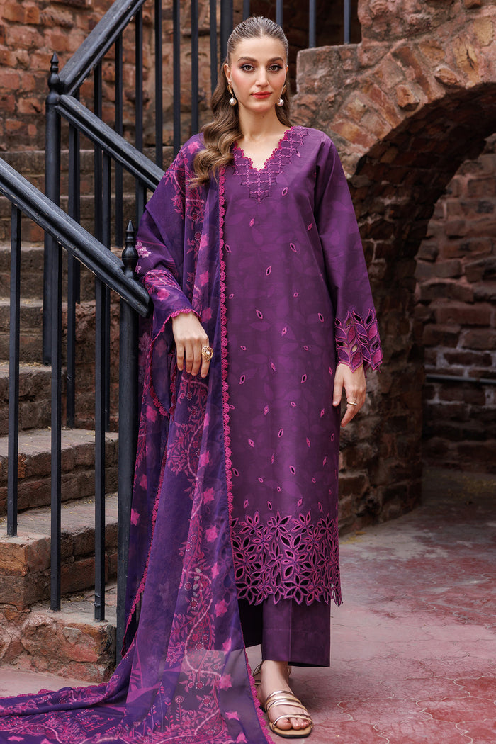 Farasha Seraya Embroidered Lawn Unstitched 3Pc Suit D-06 WINKMIST