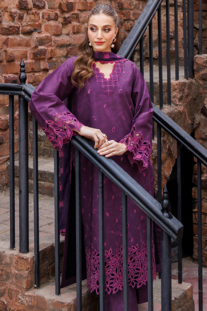 Farasha Seraya Embroidered Lawn Unstitched 3Pc Suit D-06 WINKMIST
