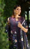 Asifa & Nabeel Meraki Embroidered Viscose Unstitched 3Pc Suit - Winter Rose