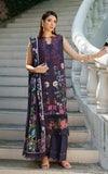 Asifa & Nabeel Meraki Embroidered Viscose Unstitched 3Pc Suit - Winter Rose