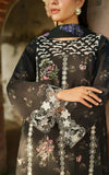 Asifa & Nabeel Meraki Embroidered Viscose Unstitched 3Pc Suit - Winter Thyme