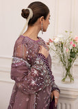 Sadaf Fawad Khan Siraa Embroidered Organza Unstitched 3Pc Suit - Wistful Mauve