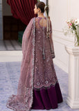 Sadaf Fawad Khan Siraa Embroidered Organza Unstitched 3Pc Suit - Wistful Mauve