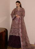 Sadaf Fawad Khan Siraa Embroidered Organza Unstitched 3Pc Suit - Wistful Mauve