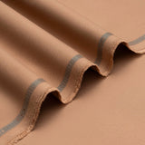 Ticket by Dynasty Fabrics Men's Unstitched Wash & Wear Suit - WOOD