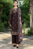 Farasha Embroidered Khaddar Unstitched 3Pc Suit - Woodmist