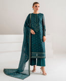 Xenia Formals Embroidered Chiffon Unstitched 3Pc Suit XF-766 AURA