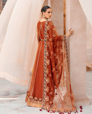 XENIA Formals Mehfilen Luxury Unstitched Net 3Pc Suit - AVA
