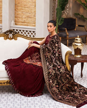 XENIA Formals Hera Luxury Unstitched Chiffon 3Pc Suit - VIDA