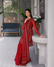 XENIA Formals Hera Luxury Unstitched Chiffon 3Pc Suit - VANYA