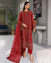 XENIA Formals Hera Luxury Unstitched Chiffon 3Pc Suit - VANYA