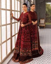 XENIA Formals Hera Luxury Unstitched Chiffon 3Pc Suit - ESMEE