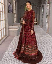 XENIA Formals Hera Luxury Unstitched Chiffon 3Pc Suit - ESMEE