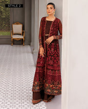XENIA Formals Hera Luxury Unstitched Chiffon 3Pc Suit - ESMEE