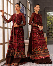 XENIA Formals Hera Luxury Unstitched Chiffon 3Pc Suit - ESMEE