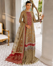 XENIA Formals Hera Luxury Unstitched Chiffon 3Pc Suit - ZAINA