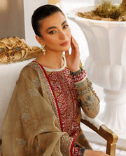 XENIA Formals Hera Luxury Unstitched Chiffon 3Pc Suit - ZAINA