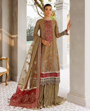 XENIA Formals Hera Luxury Unstitched Chiffon 3Pc Suit - ZAINA
