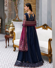 XENIA Formals Hera Luxury Unstitched Net 3Pc Suit - NAMAR