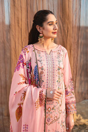 Ramsha Riwayat Embroidered Luxury Lawn Unstitched 3 Piece Suit Y-602